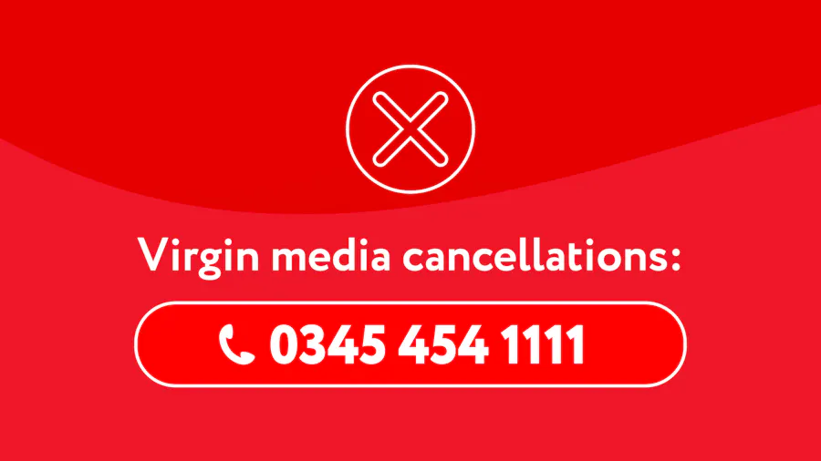 Virgin cancellation number - 0345 454 1111