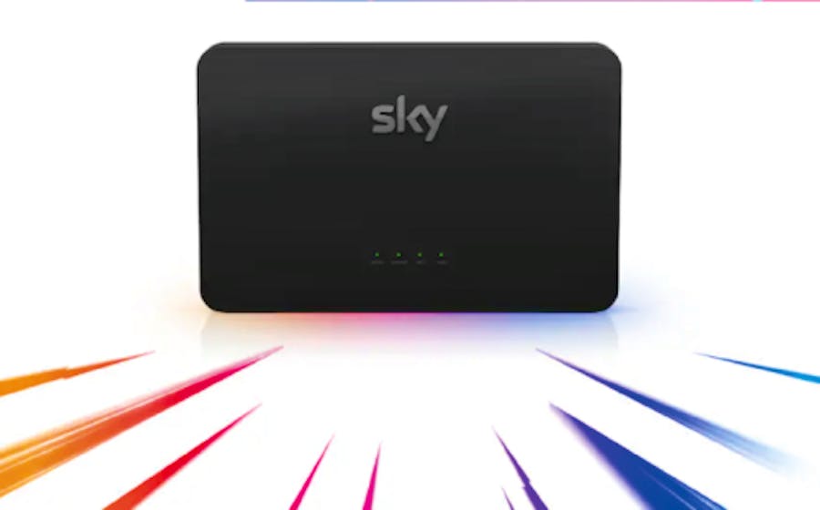 A Sky broadband hub.